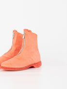 Guidi Front Zip Boot 210, Coral - Worthwhile