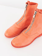 Guidi Front Zip Boot 210, Coral - Worthwhile