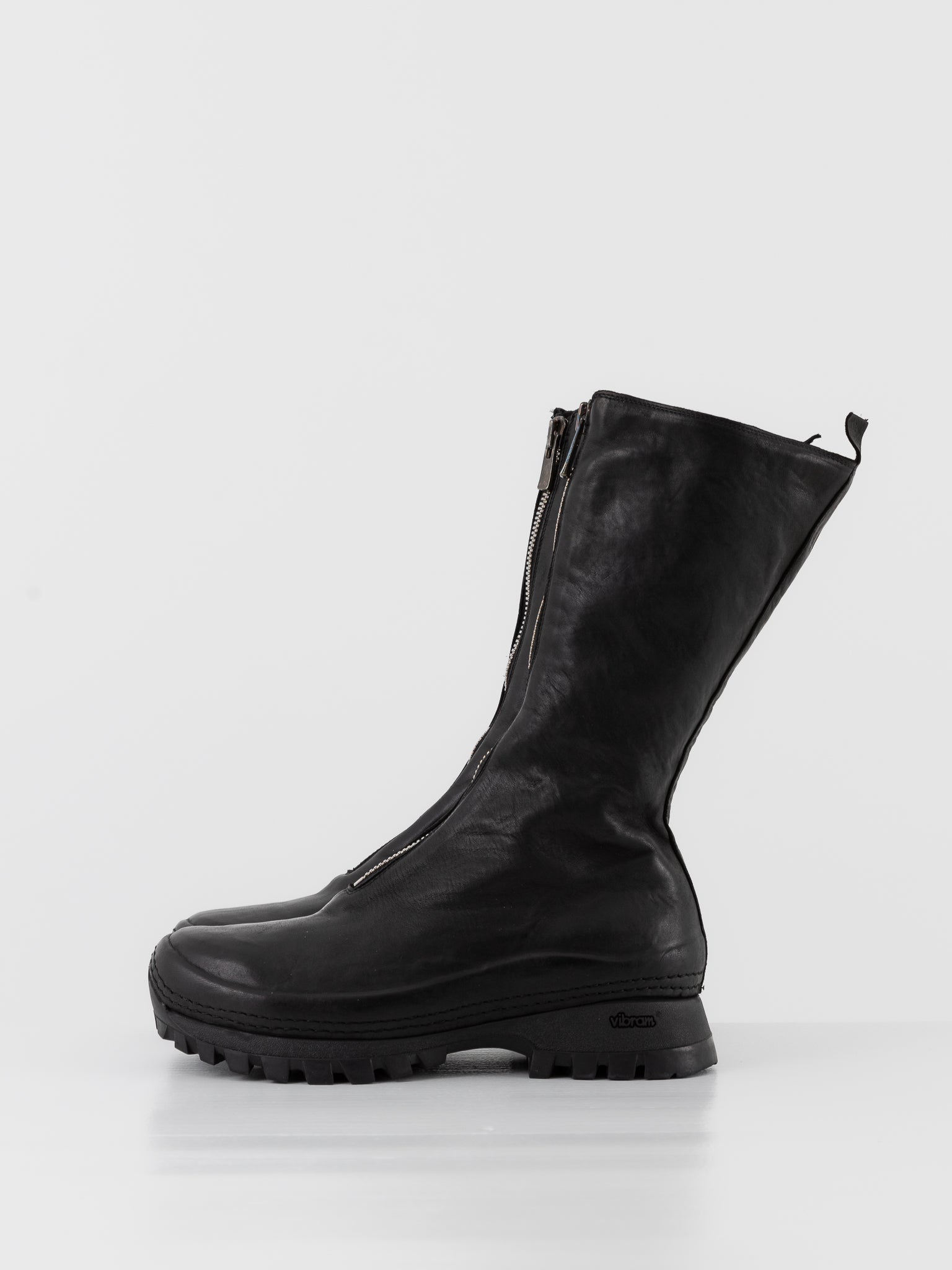 【WOOHWA】FRILL. GOLGE PT Guidi Front Zip High Sneaker Boot VS09 - Worthwhile