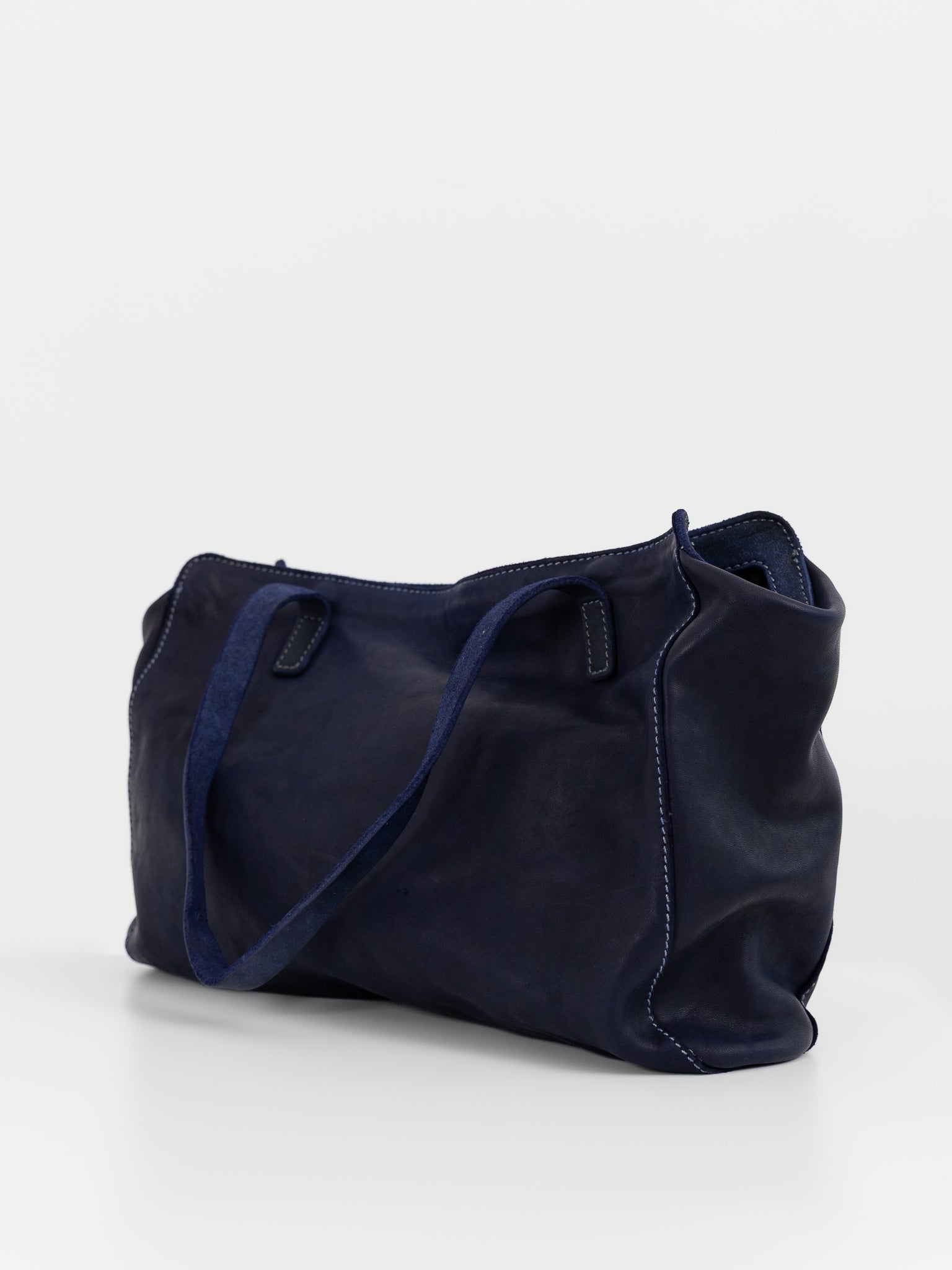 Guidi Handle Bag RT01 in Navy - GUIDI at Worthwhile - shop BAG