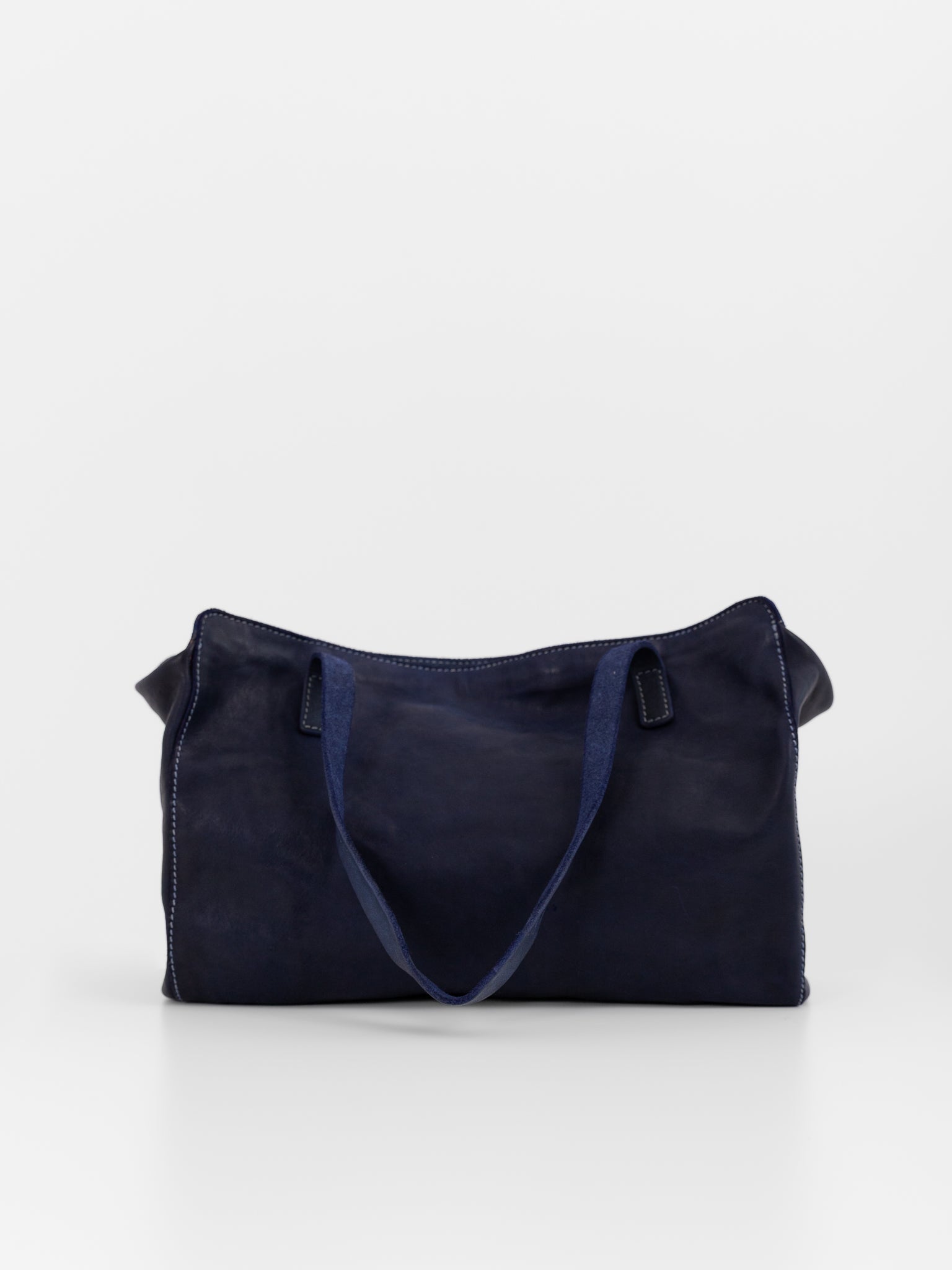 Guidi Handle Bag RT01 in Navy - GUIDI at Worthwhile - shop BAG