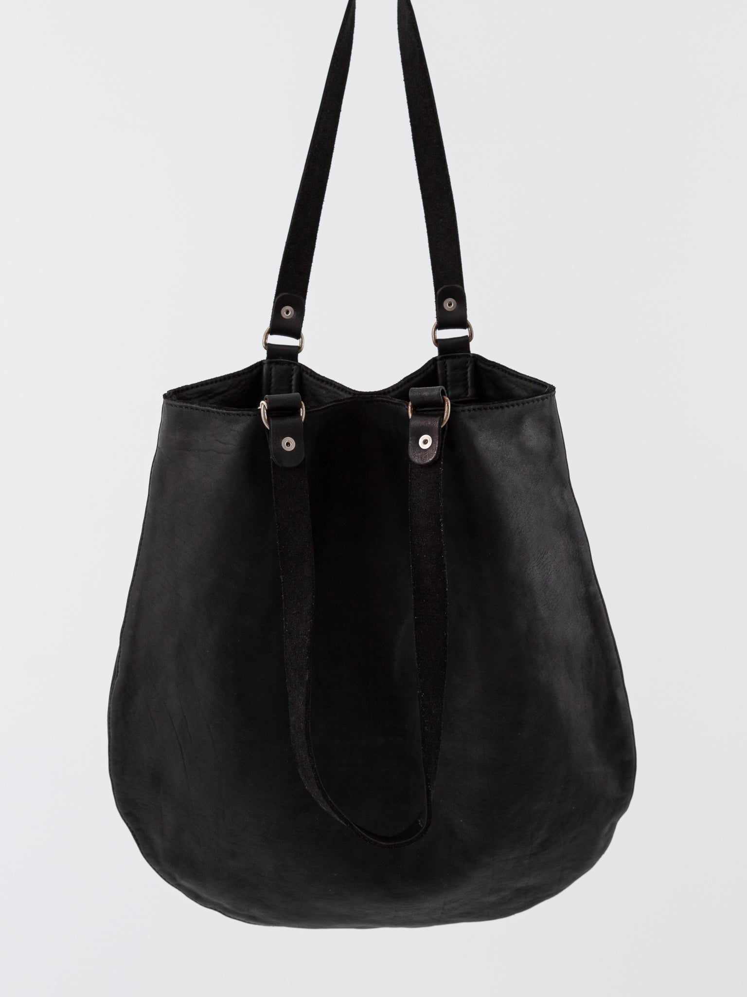 定価12万 ほぼ新品 GUIDI MEDIUM LEATHER SHOPPER Guidi Full Grain Leather Medium Tote Bag in Black | Santa Fe