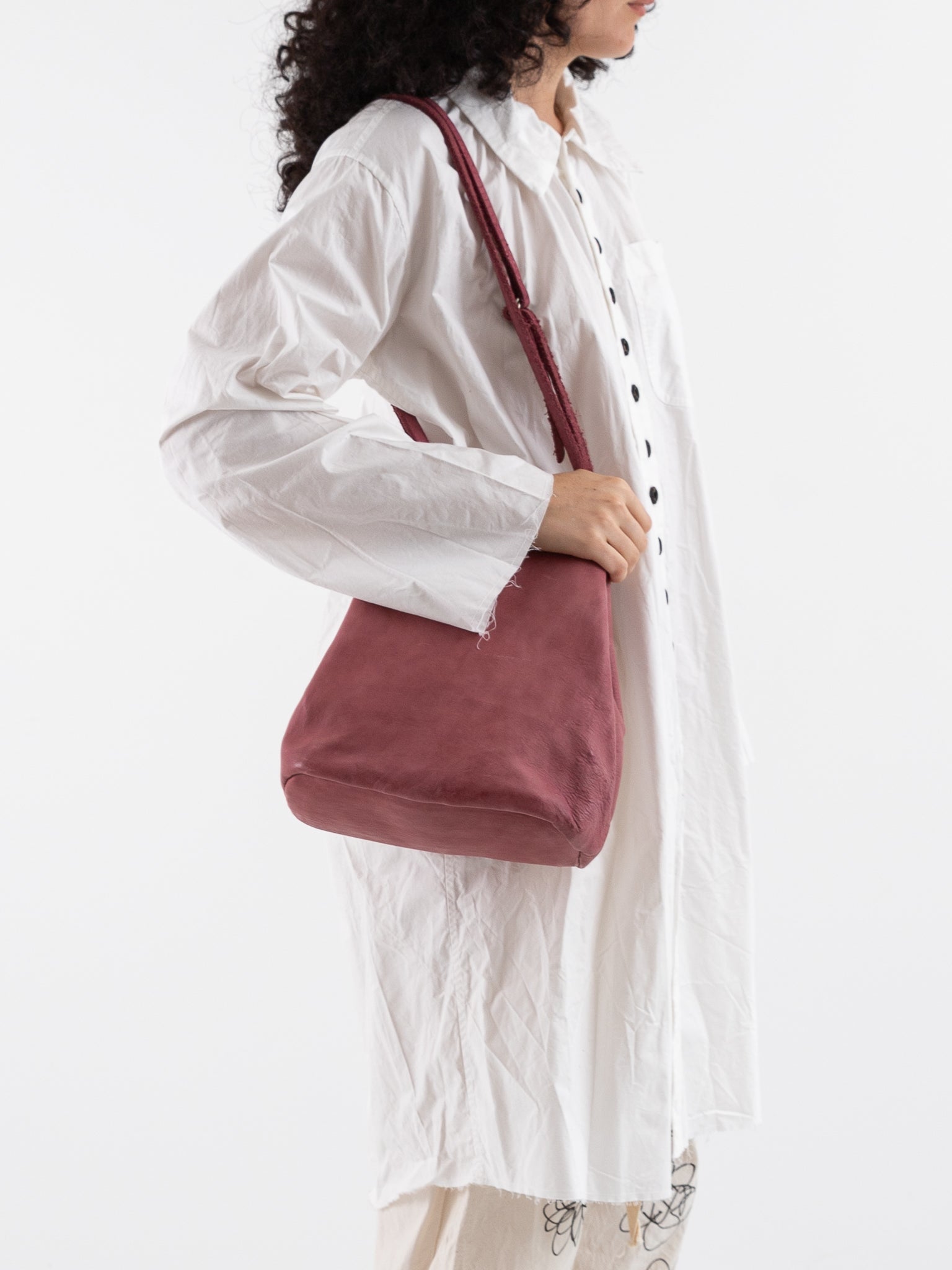 Guidi Small Bucket Bag BK3 in Dusty Pink - GUIDI at Worthwhile - shop BAG