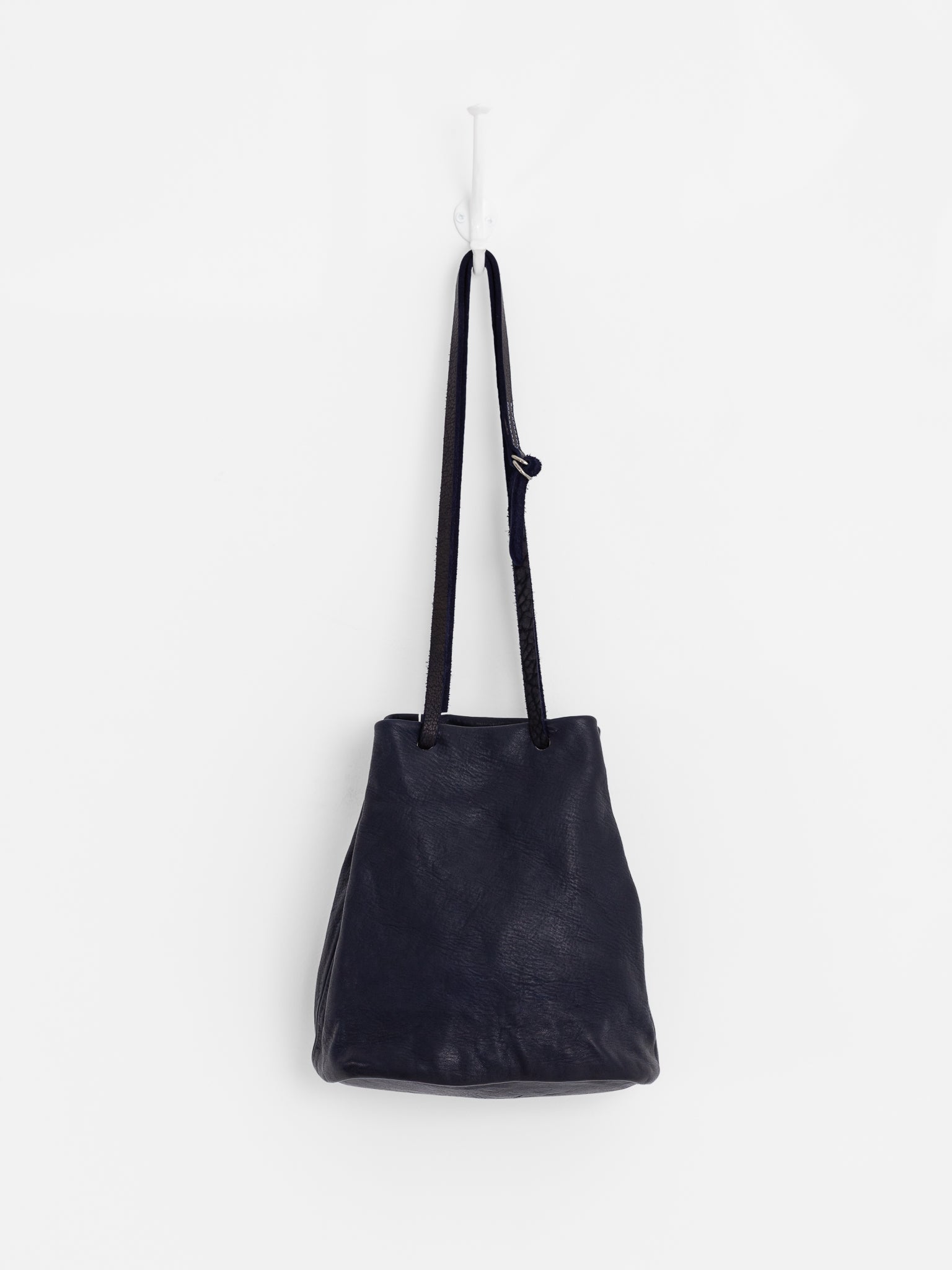 Guidi Small Bucket Bag BK3 in Navy - GUIDI at Worthwhile - shop BAG