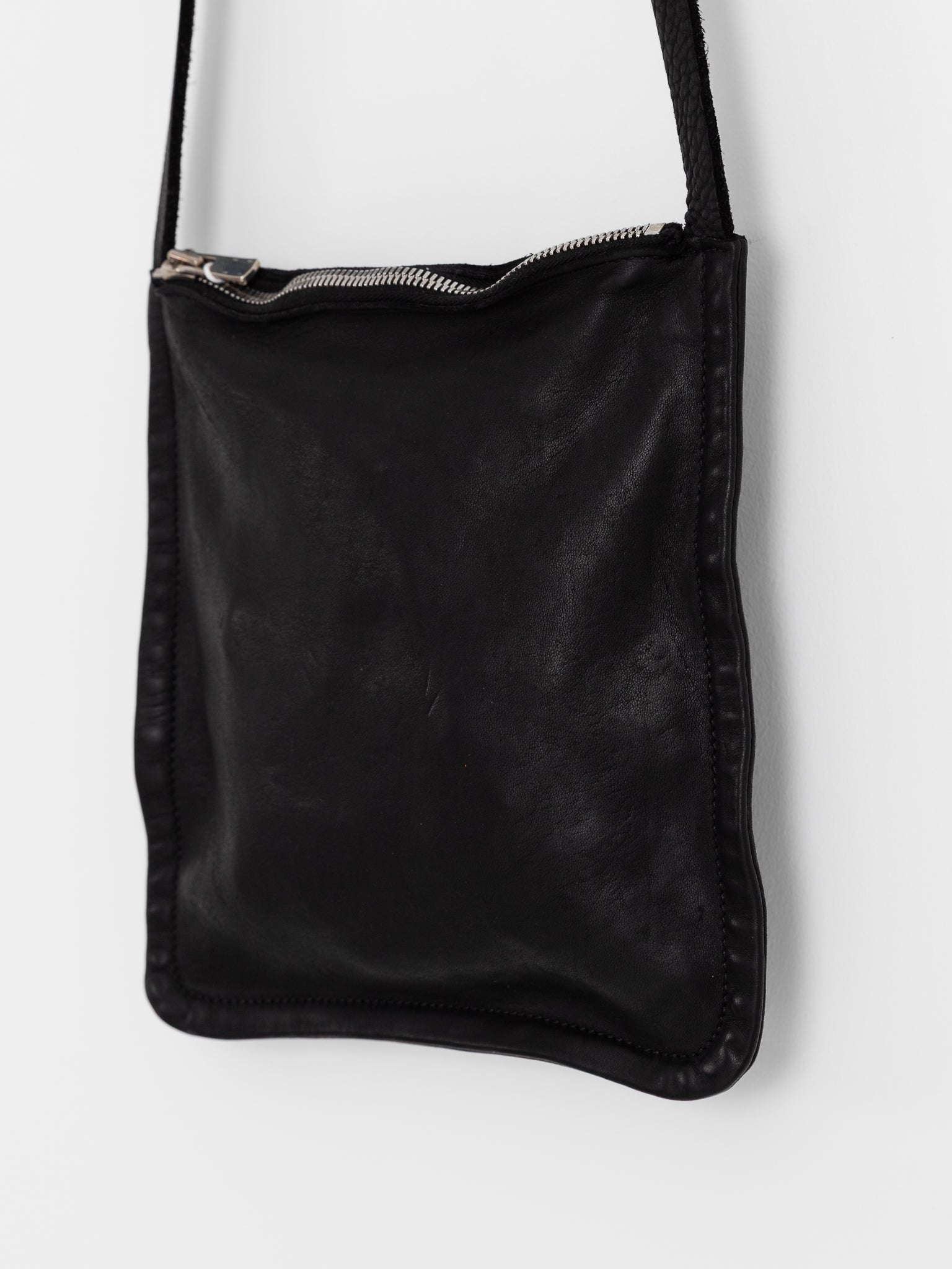 Guidi Small Crossbody Bag W4 in Black - GUIDI at Worthwhile - shop BAG
