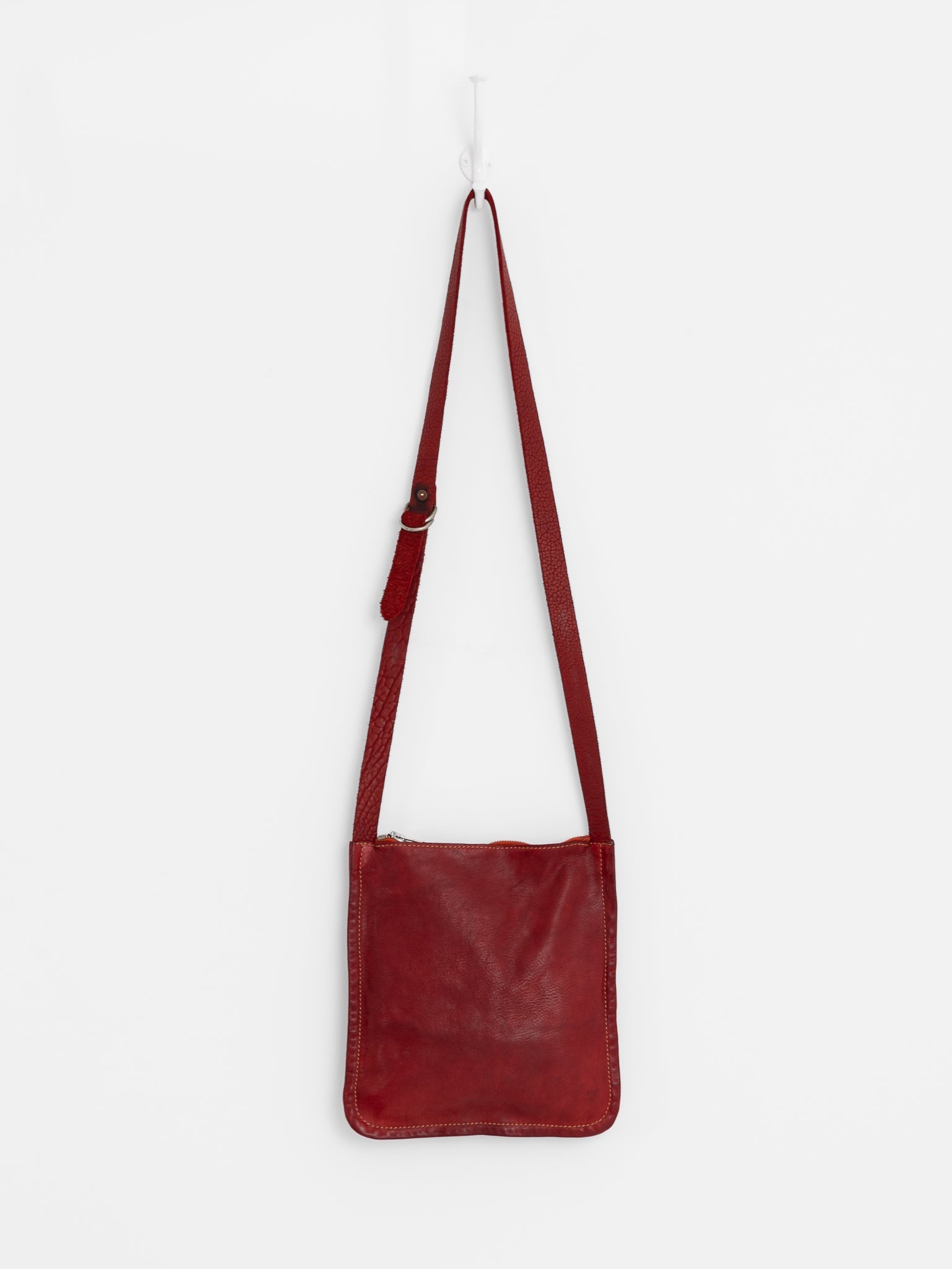Guidi Small Crossbody Bag W4 in Red - GUIDI at Worthwhile - shop BAG