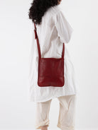 Guidi Small Crossbody Bag W4 in Red - GUIDI at Worthwhile - shop BAG