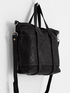 Guidi Small Tote Bag SH6 in Black - GUIDI at Worthwhile - shop BAG