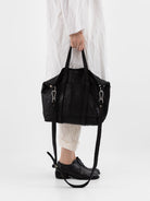 Guidi Small Tote Bag SH6 in Black - GUIDI at Worthwhile - shop BAG