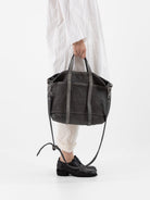 Guidi Small Tote Bag SH6 in Grey - GUIDI at Worthwhile - shop BAG