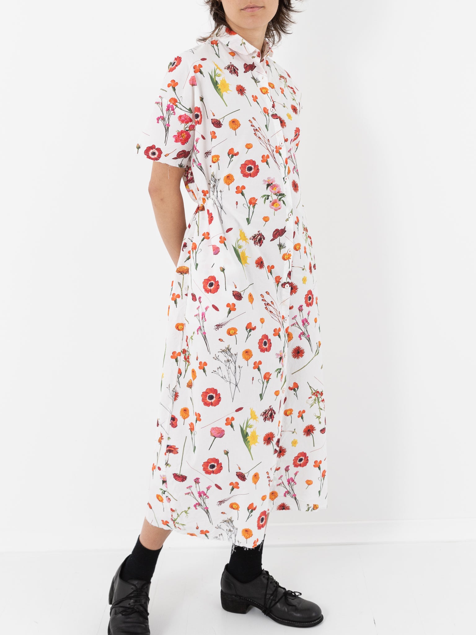 Hannoh Wessel Reana Dress, Red Flowers - Worthwhile, Inc.