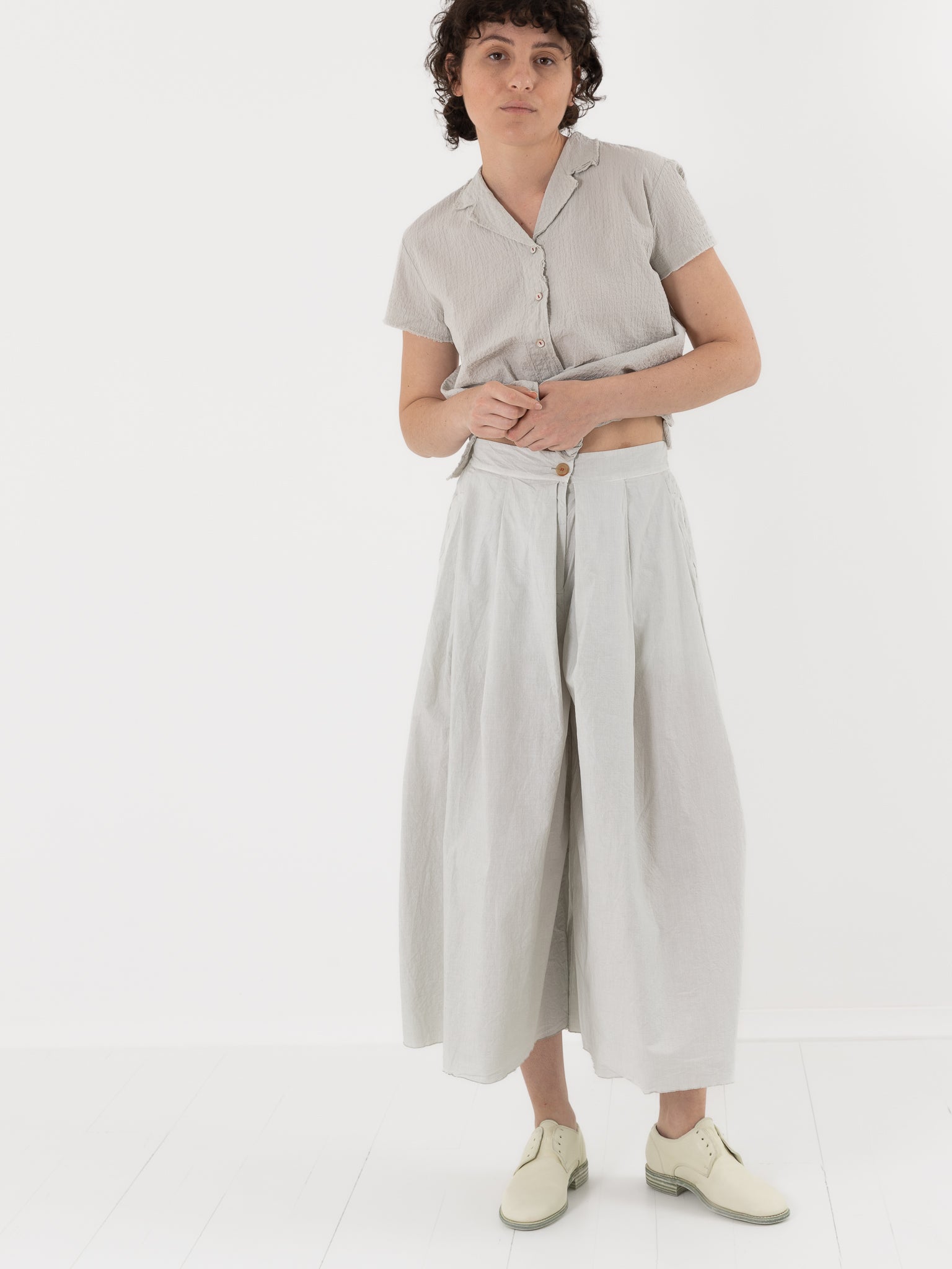 Hannoh Wessel Skirt Pants Paisley in Old Pearl - HANNOH at Worthwhile - shop PANT