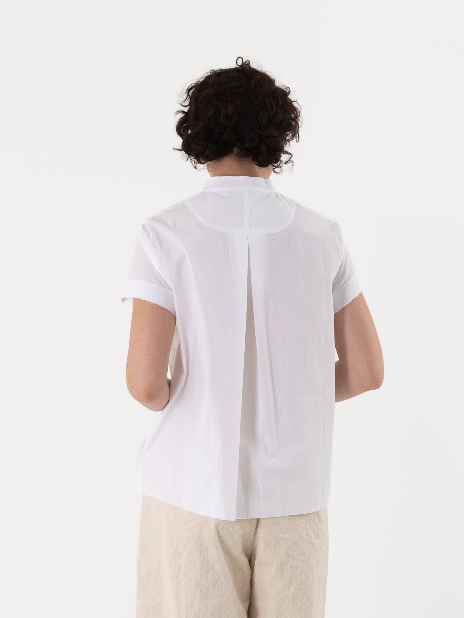 Hannoh Wessel Shirt Savannah in White - HANNOH at Worthwhile - shop TOP