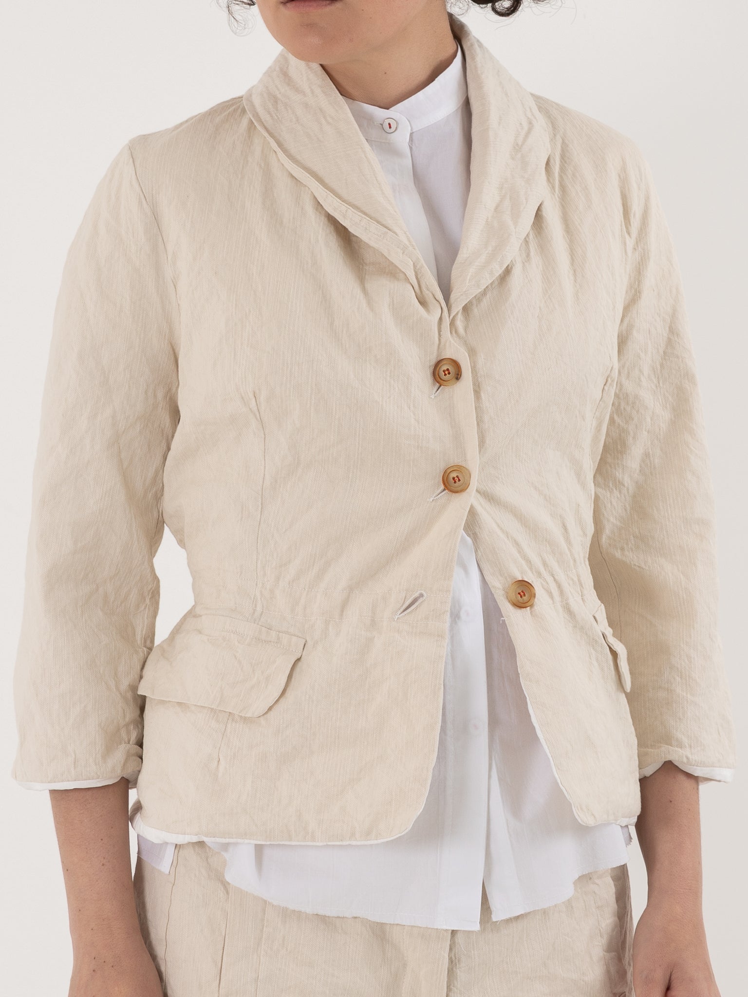 Hannoh Wessel Jacket Joy in Natural - HANNOH at Worthwhile - shop JACKET