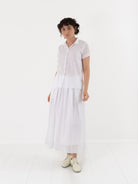 Hannoh Wessel Shirt Sydney in White - HANNOH at Worthwhile - shop TOP