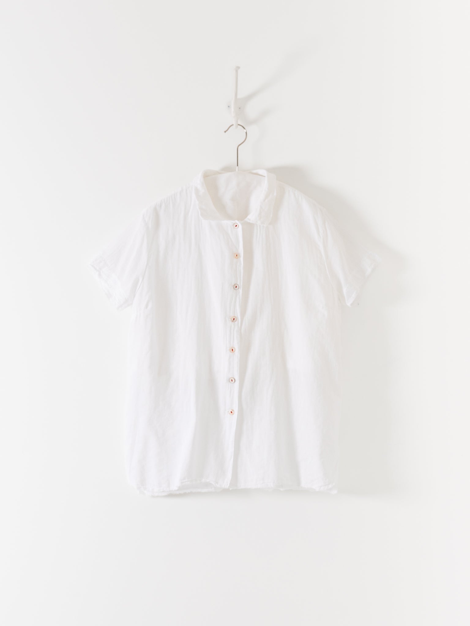 Hannoh Wessel Shirt Sydney in White - HANNOH at Worthwhile - shop TOP