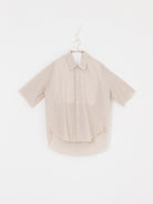 Wright + Doyle Manaton Shirt in Chalk Brick Pinstripe - WRIGHT + DOYLE at Worthwhile - shop TOP