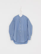 Wright + Doyle Rowden Shirt in Zenith Pinstripe - WRIGHT + DOYLE at Worthwhile - shop TOP