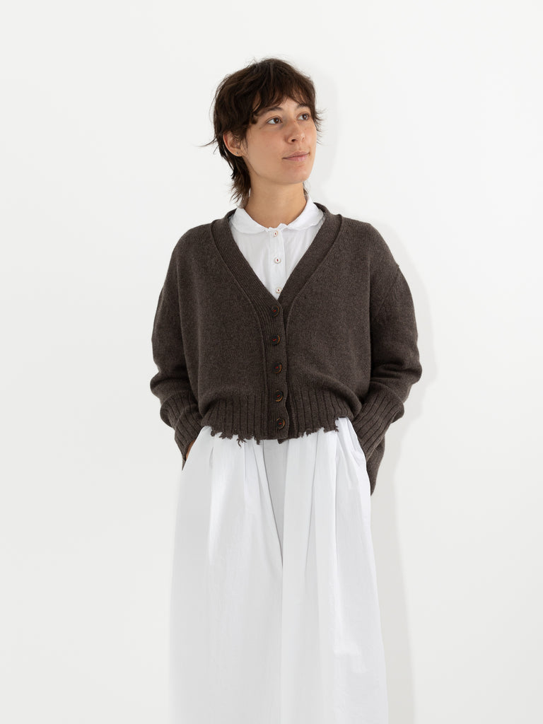Hannoh Wessel Kyra Cardigan, Brown - Worthwhile