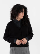 Hannoh Wessel Cardigan Kamilla in Black - HANNOH at Worthwhile - shop CARDIGAN