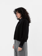 Hannoh Wessel Cardigan Kamilla in Black - HANNOH at Worthwhile - shop CARDIGAN