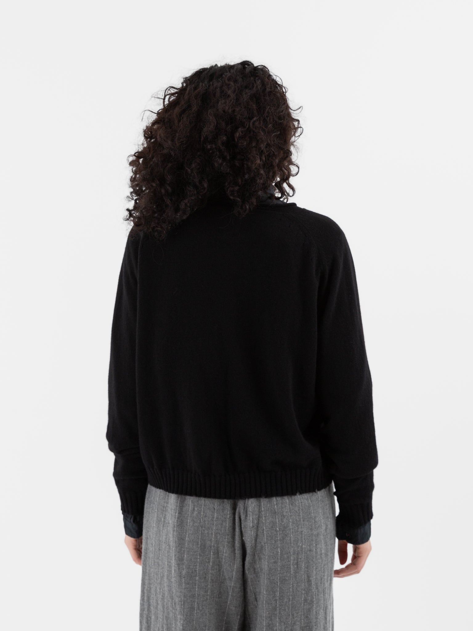 Hannoh Wessel Cardigan Kamilla in Black - HANNOH at Worthwhile - shop CARDIGAN