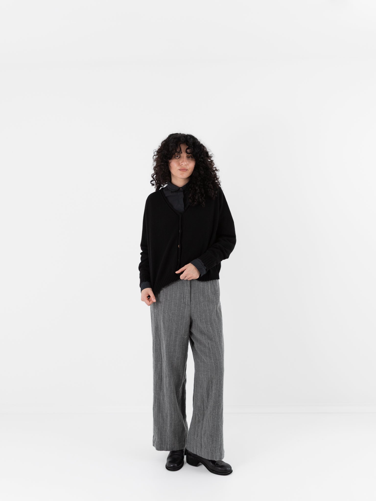 Hannoh Wessel Cardigan Kamilla in Black - HANNOH at Worthwhile - shop CARDIGAN