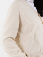 Hannoh Wessel Cardigan Kamilla in Natural - HANNOH at Worthwhile - shop CARDIGAN
