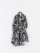 Hannoh Wessel Dress Ronya in Black Flower - HANNOH at Worthwhile - shop DRESS