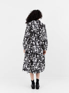 Hannoh Wessel Dress Ronya in Black Flower - HANNOH at Worthwhile - shop DRESS