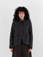 Hannoh Wessel Jacket Victoria in Charcoal - HANNOH at Worthwhile - shop JACKET