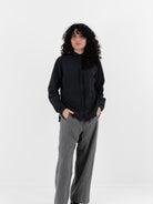 Hannoh Wessel Shirt Christina in Black - HANNOH at Worthwhile - shop TOP