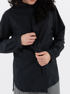 Hannoh Wessel Shirt Christina in Black - HANNOH at Worthwhile - shop TOP