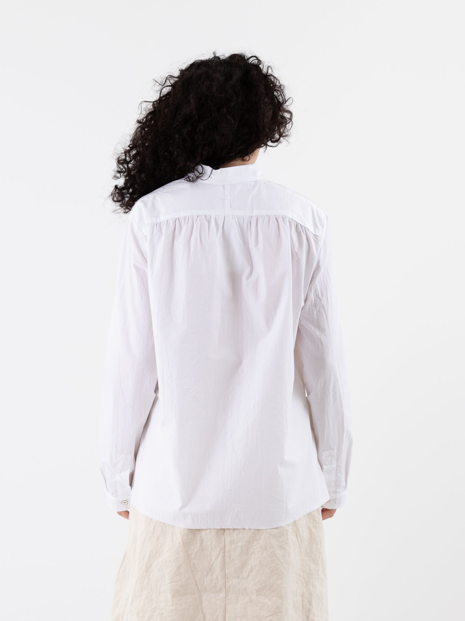 Hannoh Wessel Shirt Christina in White - HANNOH at Worthwhile - shop TOP