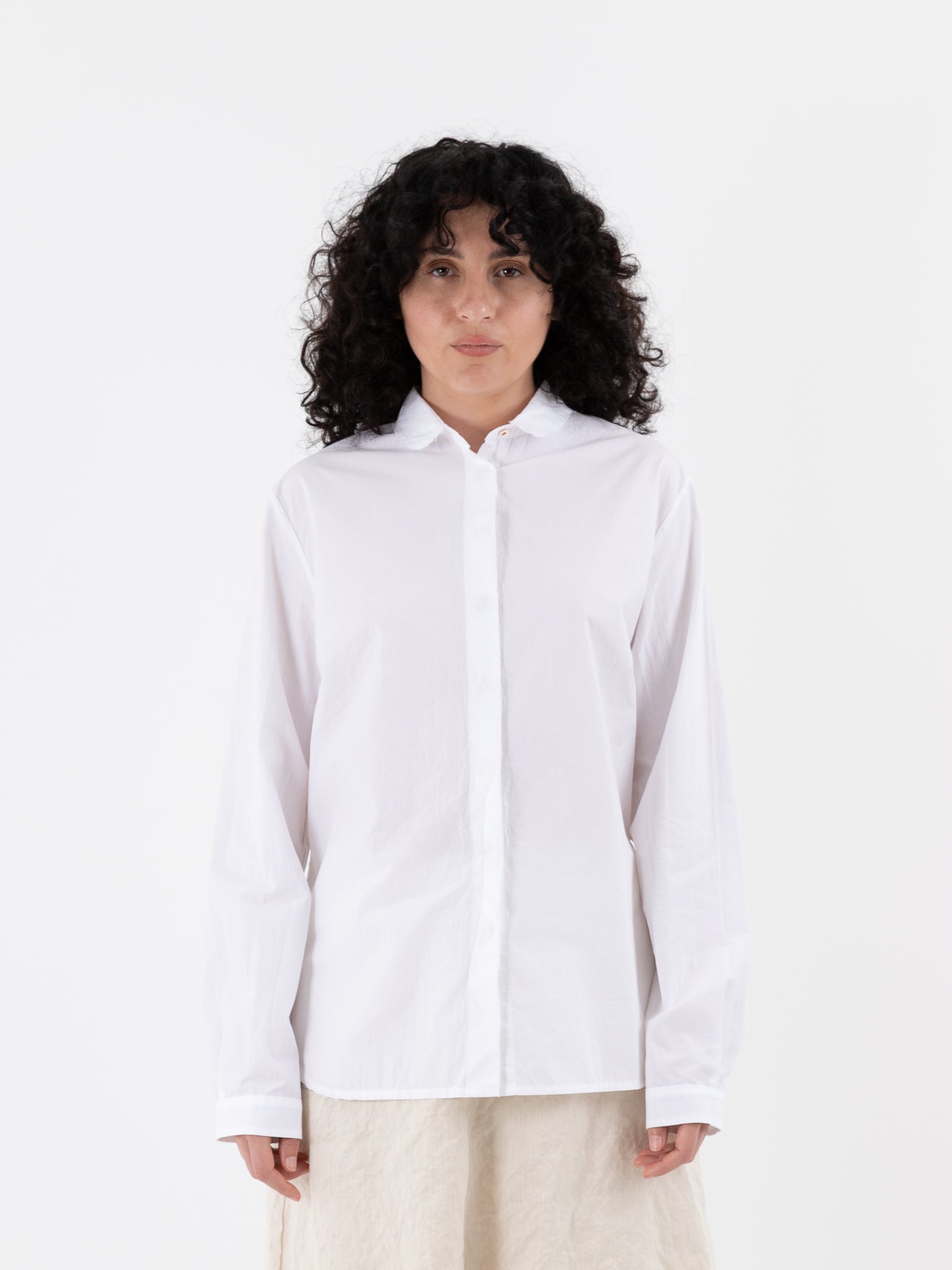Hannoh Wessel Shirt Christina in White - HANNOH at Worthwhile - shop TOP