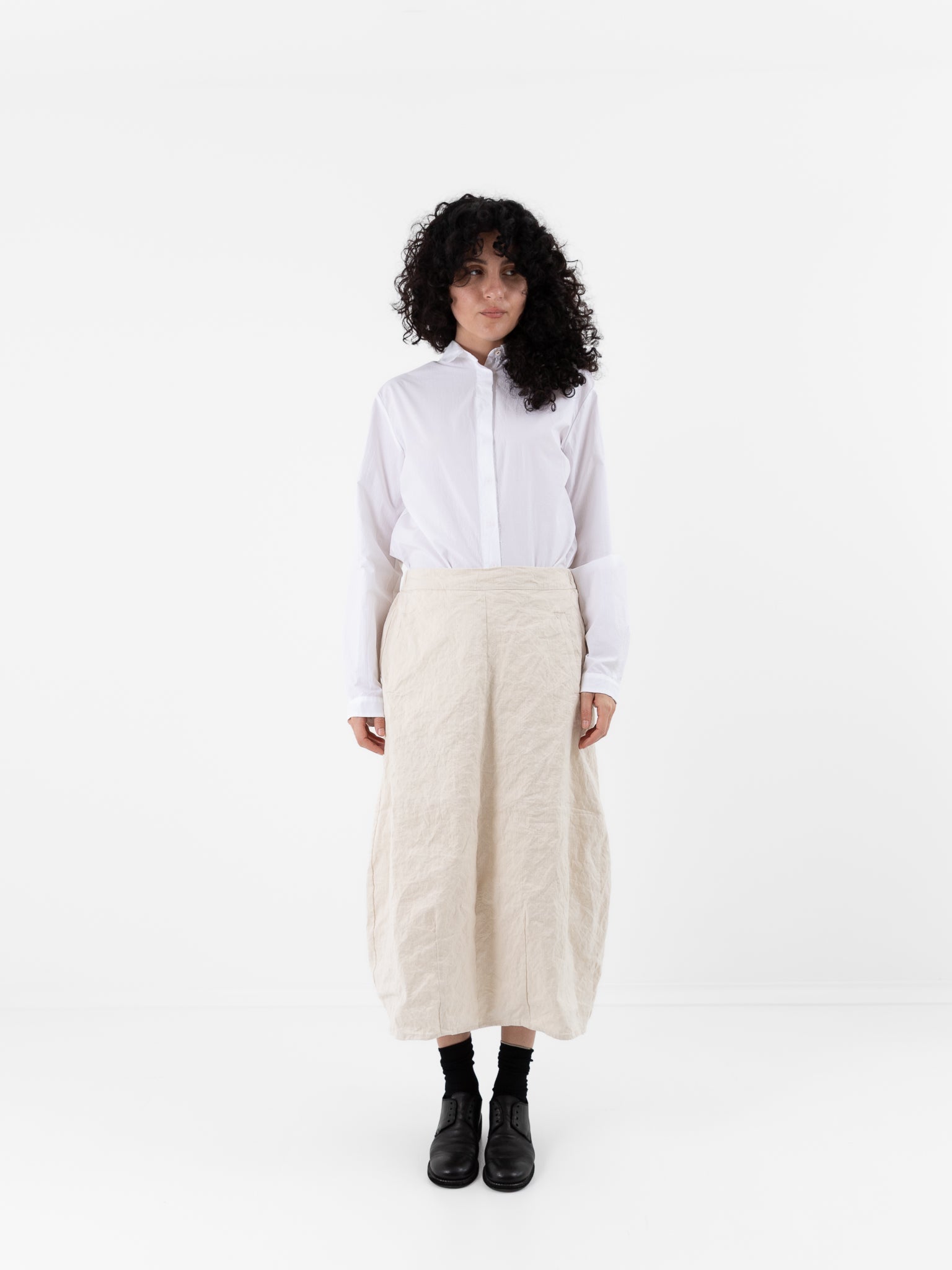 Hannoh Wessel Skirt Juliette in Natural - HANNOH at Worthwhile - shop SKIRT