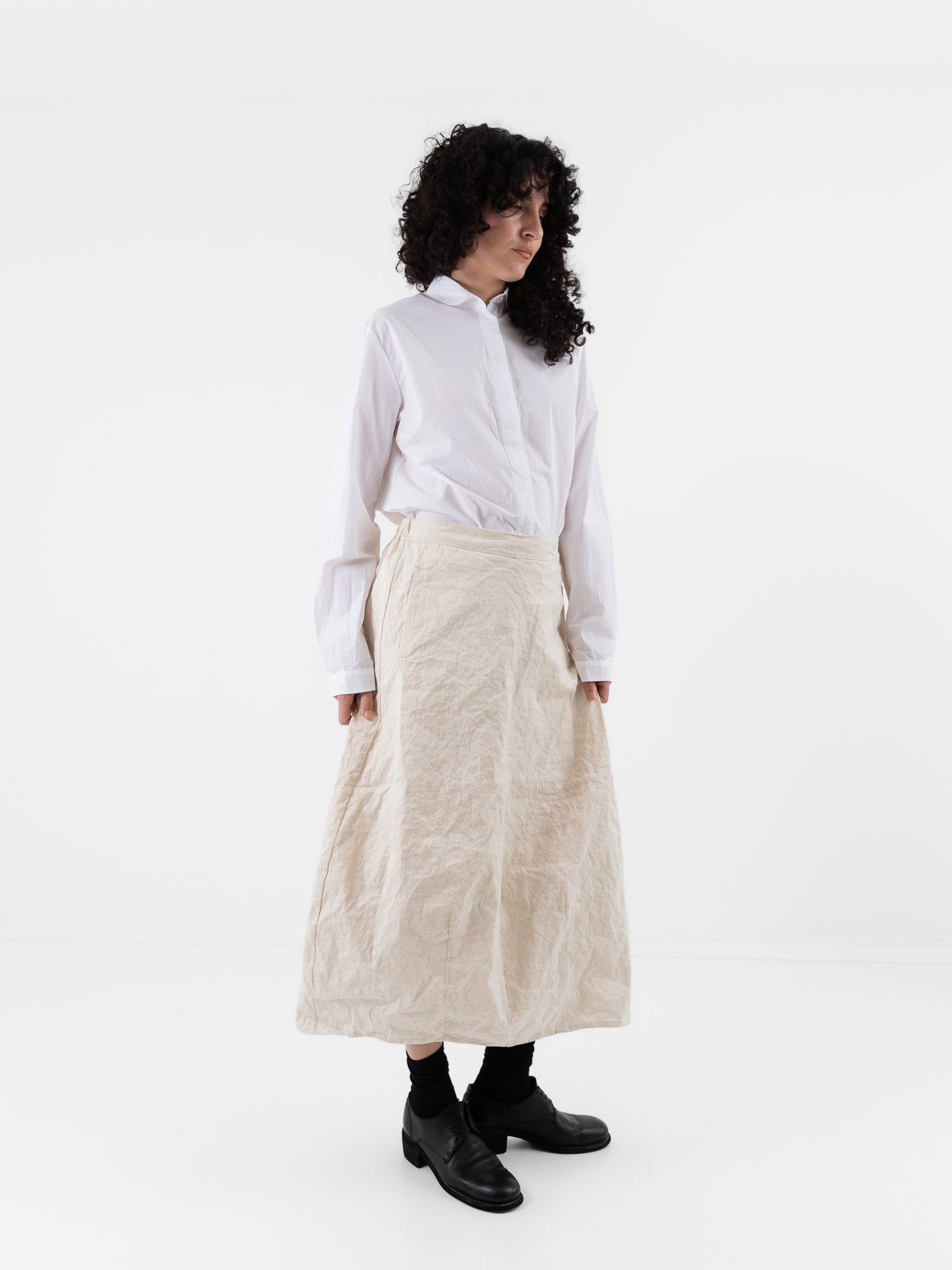 Hannoh Wessel Skirt Juliette in Natural - HANNOH at Worthwhile - shop SKIRT