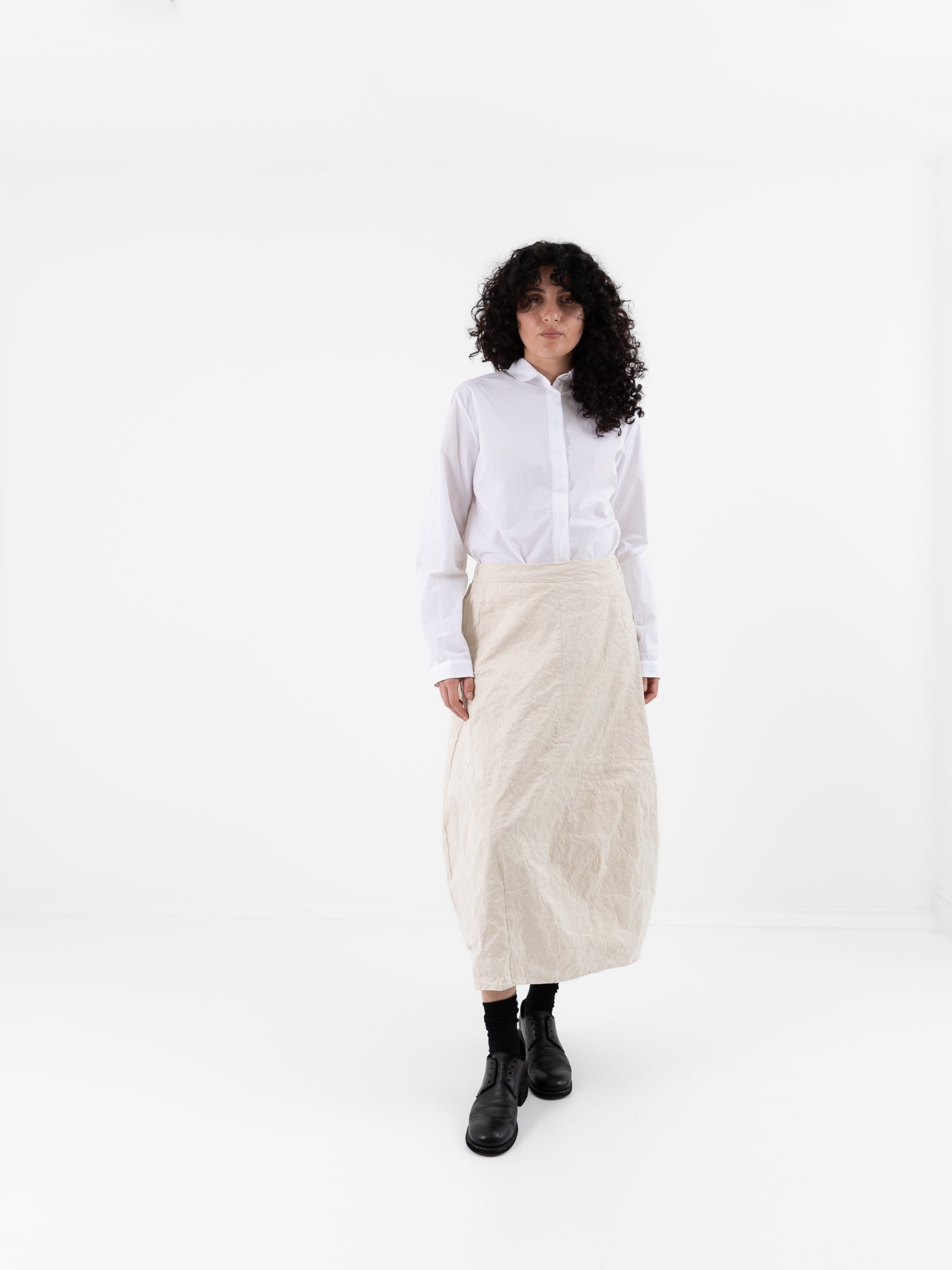 Hannoh Wessel Skirt Juliette in Natural - HANNOH at Worthwhile - shop SKIRT