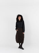Hannoh Wessel Skirt Juliette in Sepia - HANNOH at Worthwhile - shop SKIRT