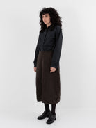 Hannoh Wessel Skirt Juliette in Sepia - HANNOH at Worthwhile - shop SKIRT