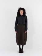 Hannoh Wessel Skirt Juliette in Sepia - HANNOH at Worthwhile - shop SKIRT