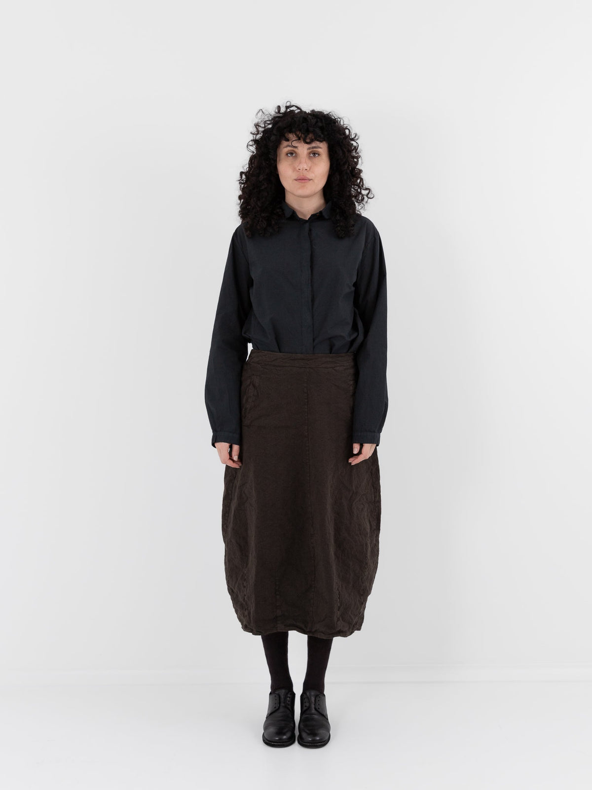 Hannoh Wessel Skirt Juliette in Sepia - HANNOH at Worthwhile - shop SKIRT