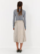 Hazel Brown Leather Wrap Skirt - Worthwhile