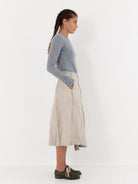 Hazel Brown Leather Wrap Skirt - Worthwhile