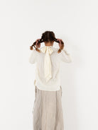 Hazel Brown Tattered Yoke Blouse - Worthwhile - HAZEL BROWN