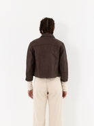 Hazel Brown Little Leather Jacket - Worthwhile - HAZEL BROWN