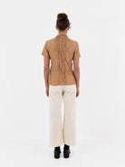 Hazel Brown Pintuck Blouse - Worthwhile