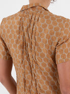 Hazel Brown Pintuck Blouse - Worthwhile