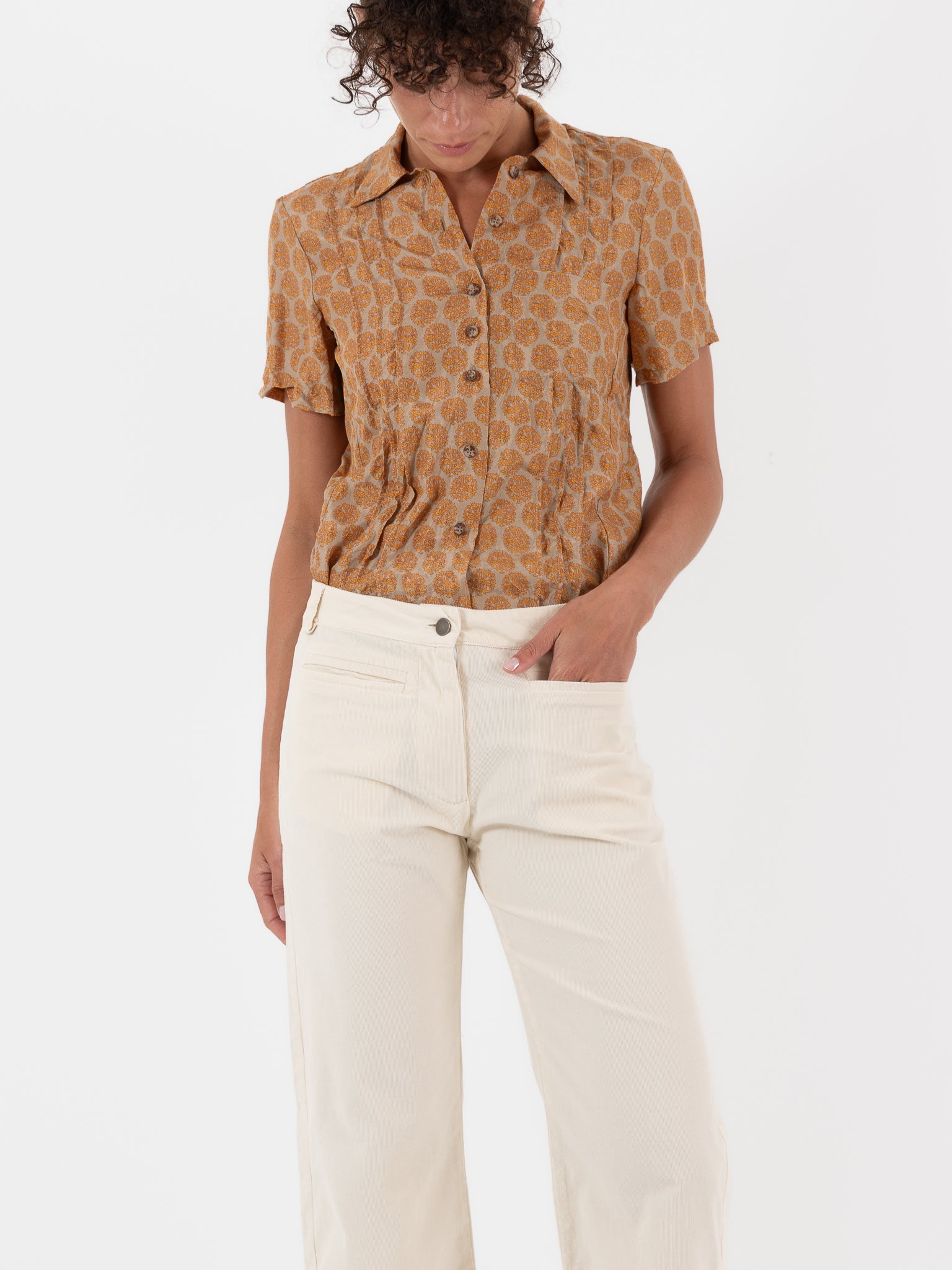 Hazel Brown Corduroy Trousers - Worthwhile