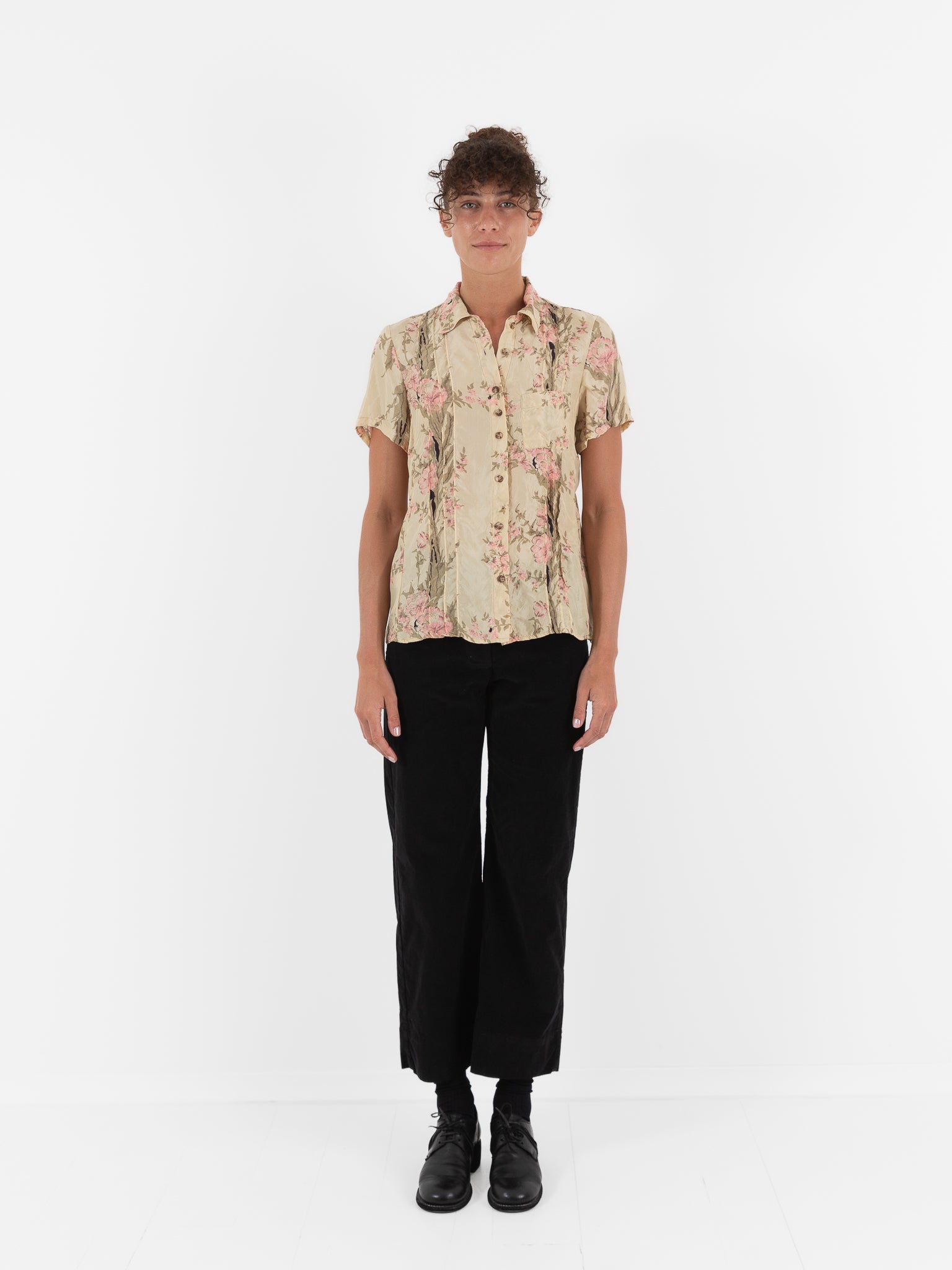 Hazel Brown Pintuck Blouse - Worthwhile